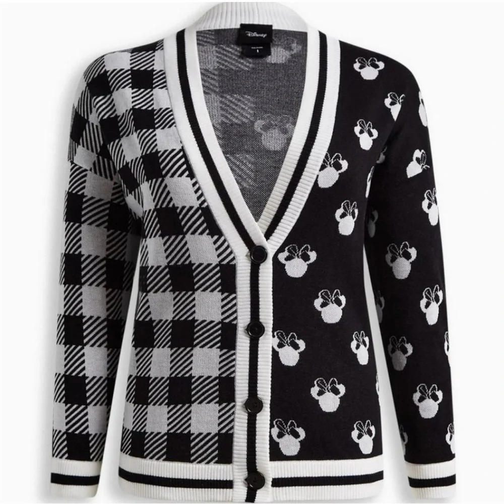 TORRID MINNIE MOUSE Sizes 1X, 2X, 3X Disney Cardigan Sweater NWT